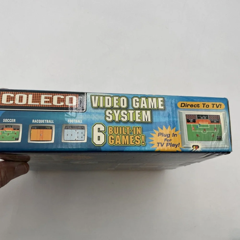 Coleco‎ Video Game System 6 Built-in Games Plug & Play Techno Source 2005 - NEW
